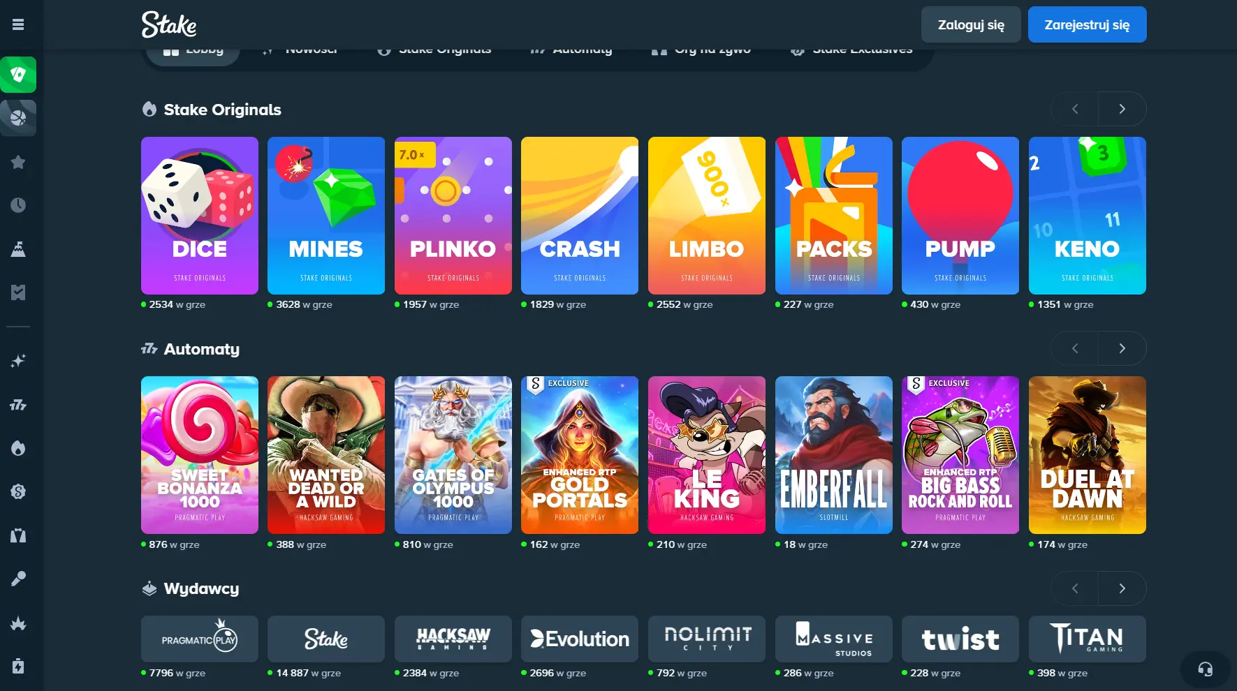 Stake Casino – Pełna Oferta Stake Gambling