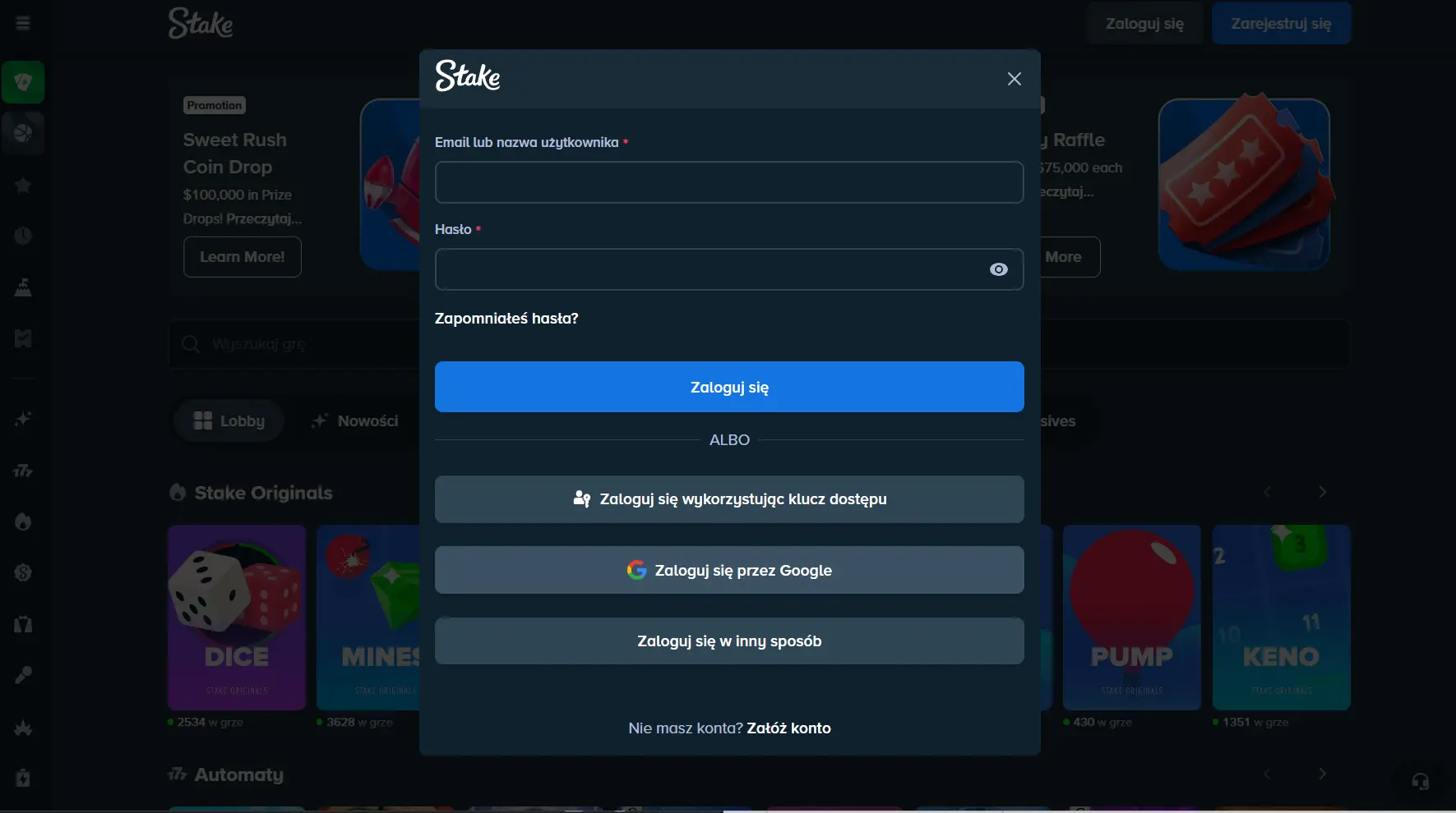 Stake Casino – Rejestracja I Stake Login
